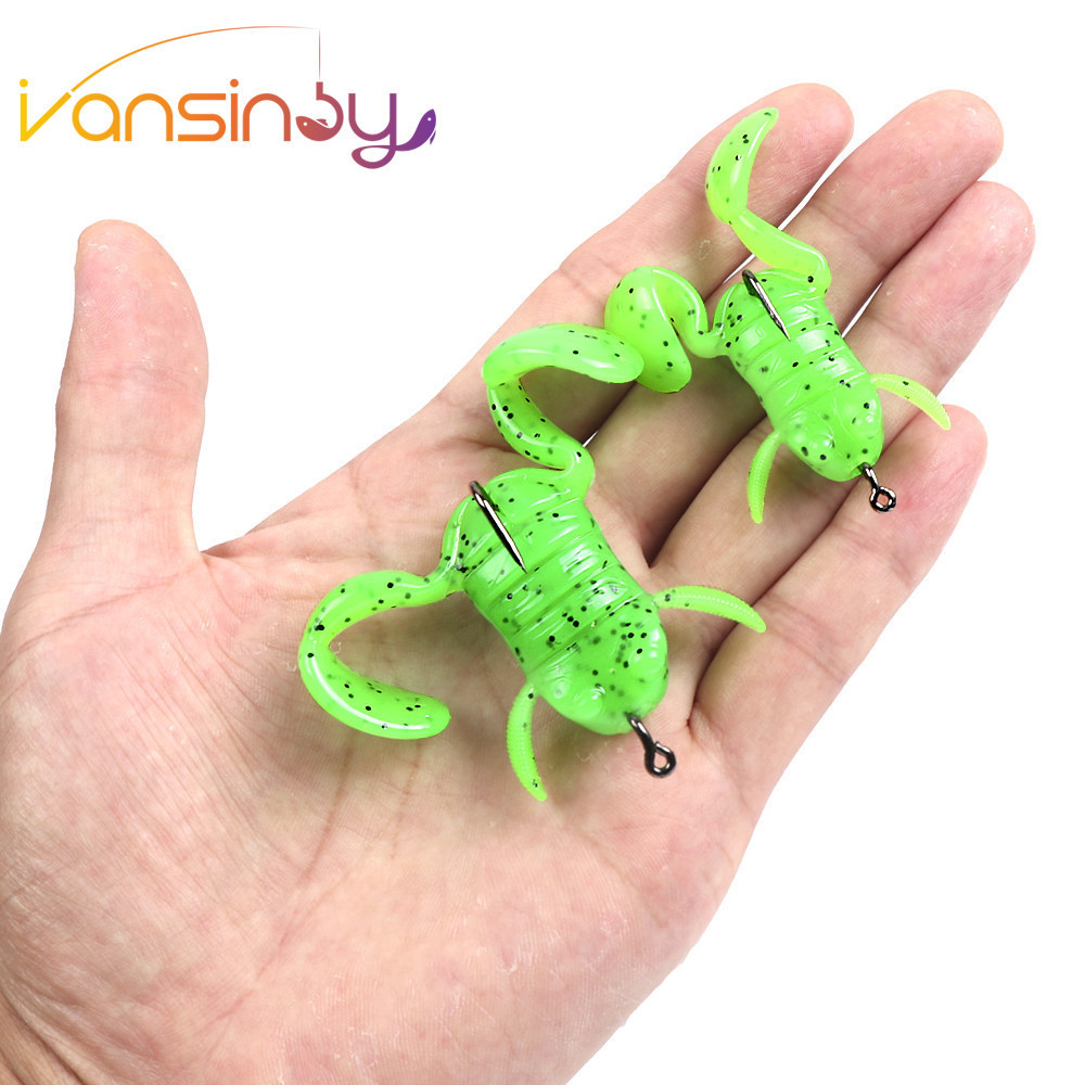 1pcs Isca De Pesca Salto Suave 5g/8g Topwater Lure Com Anzol De Manivela