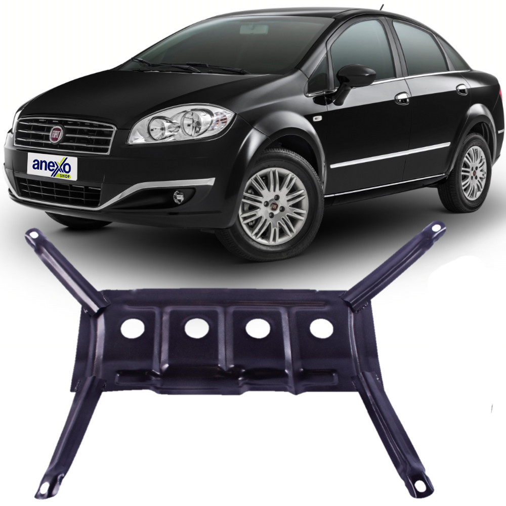 Protetor de Cárter Fiat Linea 2009 a 2014 Atos AT-1051E Peito de Aço 0,8mm