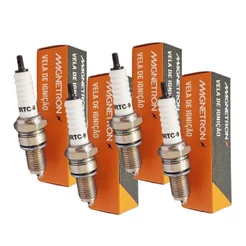 Kit Velas de Ignição Shadow 600 1995-2005 4 Unidades Dpr8Ea-9 Magnetron