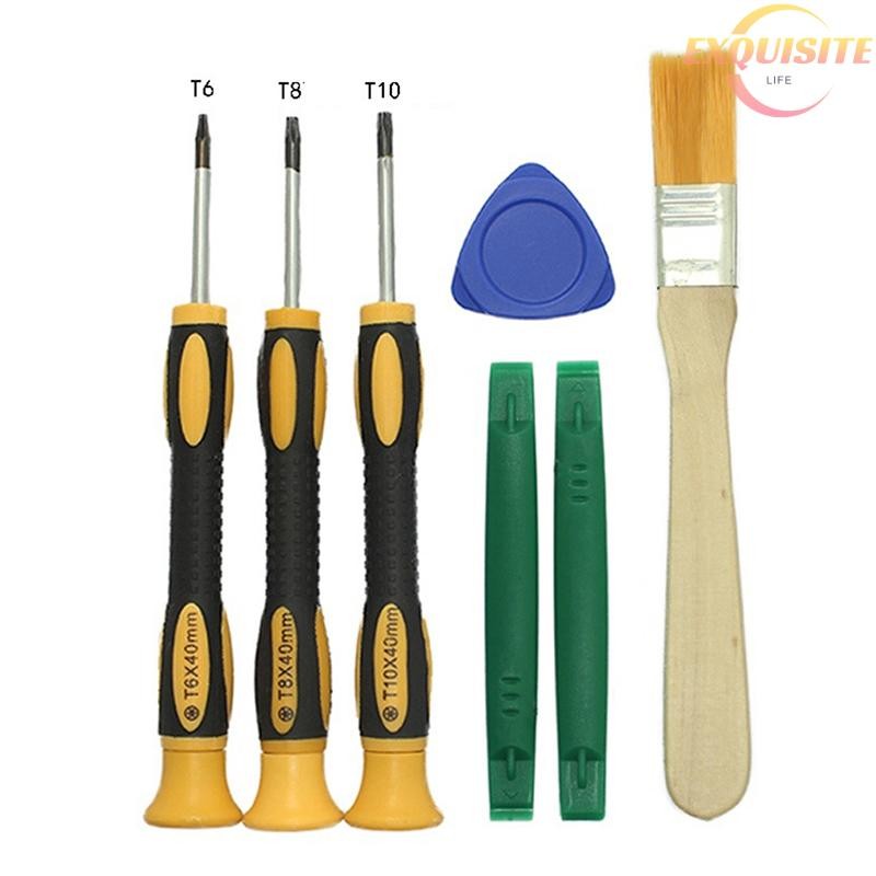 [EL] Kit De Ferramentas De Chave De Fenda T8H T10H Com Ferramenta De Curiosidade E Controlador De Reparo De Escova De Li