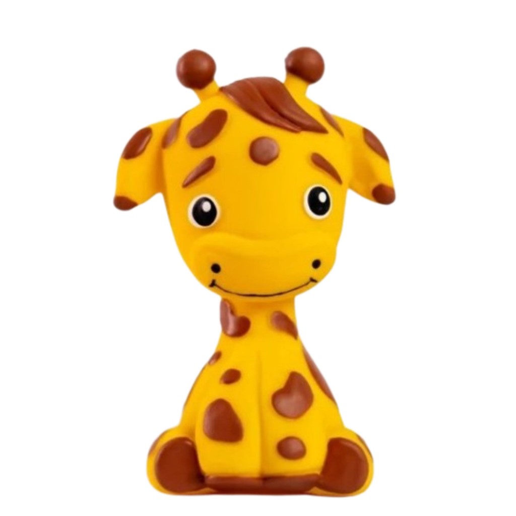 Brinquedo Mordedor Infantil Em Látex Girafinha - Tex Toy