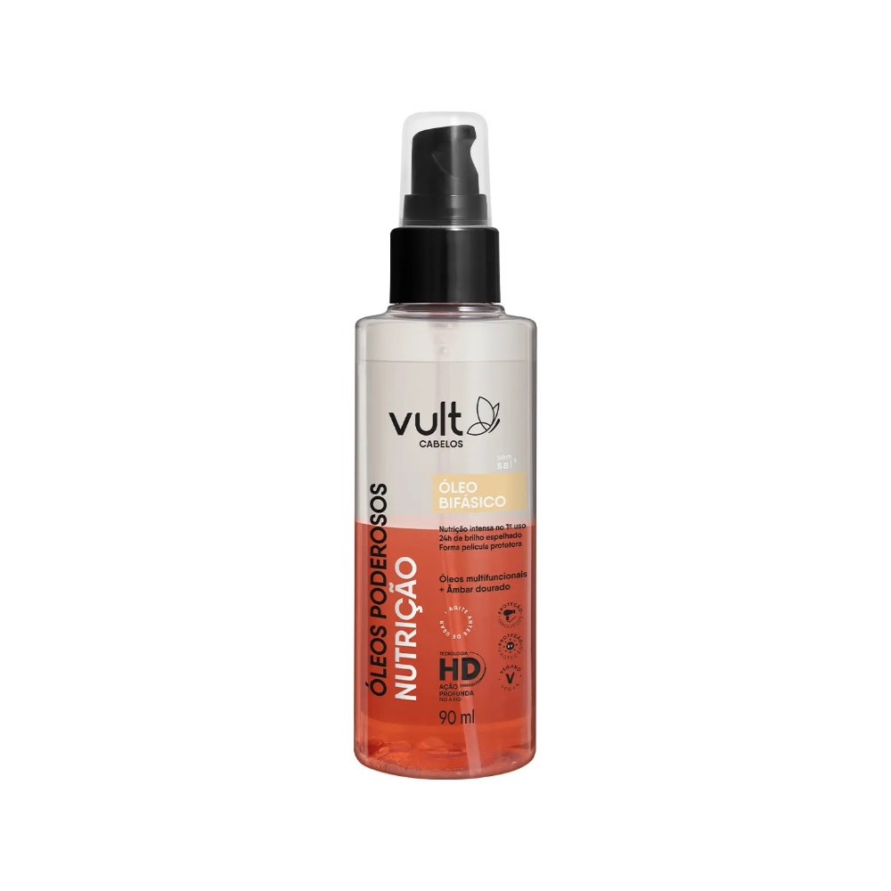 Óleo Capilar Vult Cabelos Bifásico Óleos Poderosos Nutrição 90ml