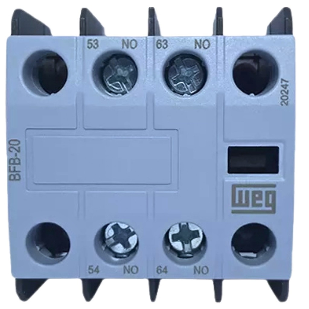 Bloco De Contato Weg Auxiliar Frontal Bfb-20 2na
