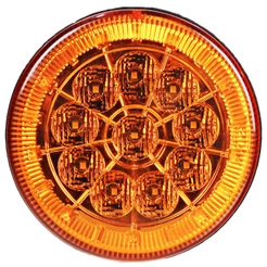 Lanterna Traseira 125mm Caminhão Carreta Mod. Randon 10 LED AM 24V