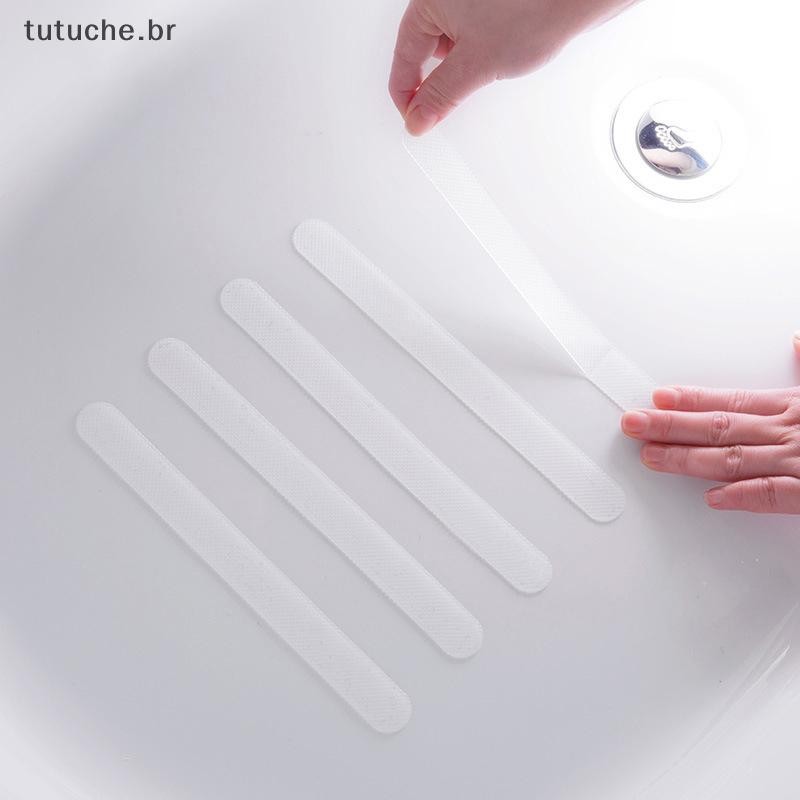 TU 24 Peças Tiras Antiderrapantes Adesivos Para Piso De Chuveiro De Segurança Banheiras Escadas BR em Oferta na Shopee