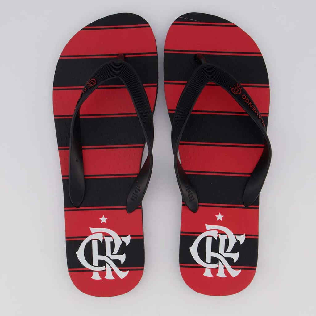 Chinelo Flamengo Manto I 2025 Preto e Vermelho em Oferta na Shopee