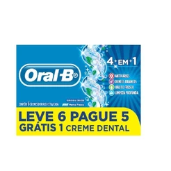 Kit Creme Dental Oral-B 4 em 1 - 70g Leve 6 Pague 5