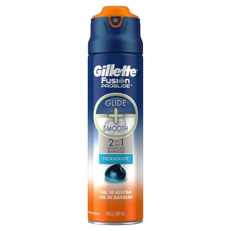 Gel de Barbear Gillette Fusion Proglide 2 em 1 Hidratante 200ml em Oferta na Shopee