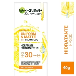 Hidratante Facial Garnier SkinActive Efeito Matte FPS30 40g