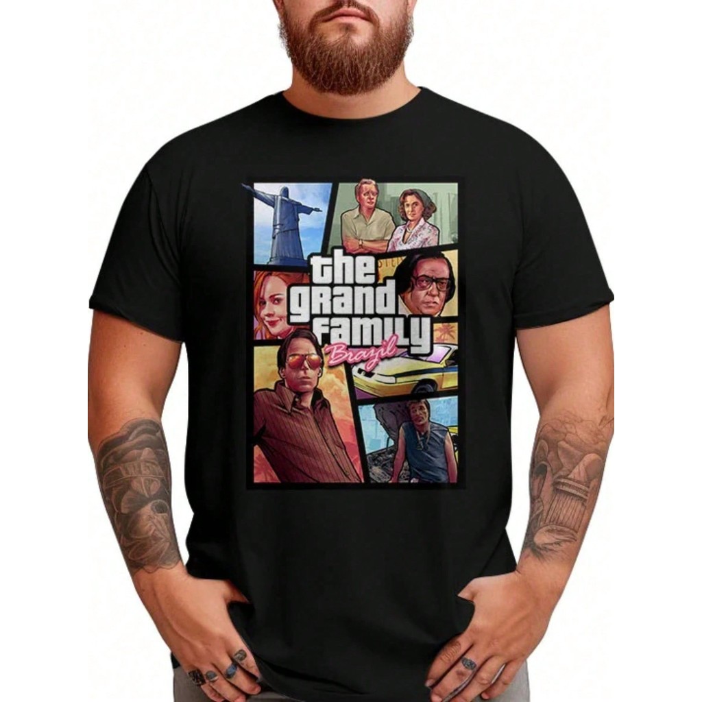 Camiseta The Grand Family A Grande Família GTA Blusa Camisa Unissex 100% Algodão Lançamento