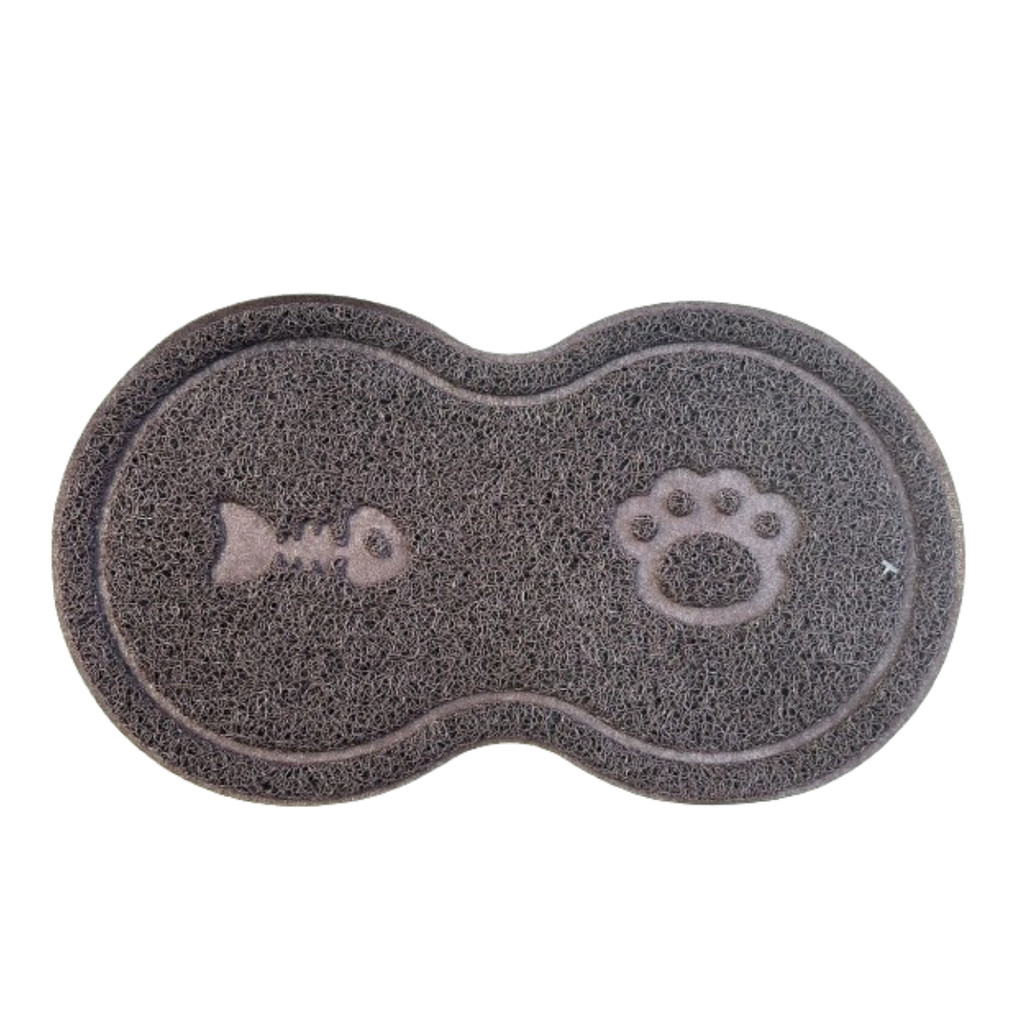 Tapete Pet PVC p/ Bebedouro e Comedouro Impermeável 46x26cm