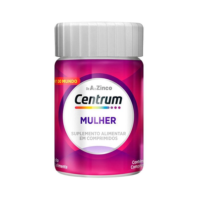 Suplemento Alimentar Centrum Mulher De A a Zinco 30 Comprimidos em Oferta na Shopee