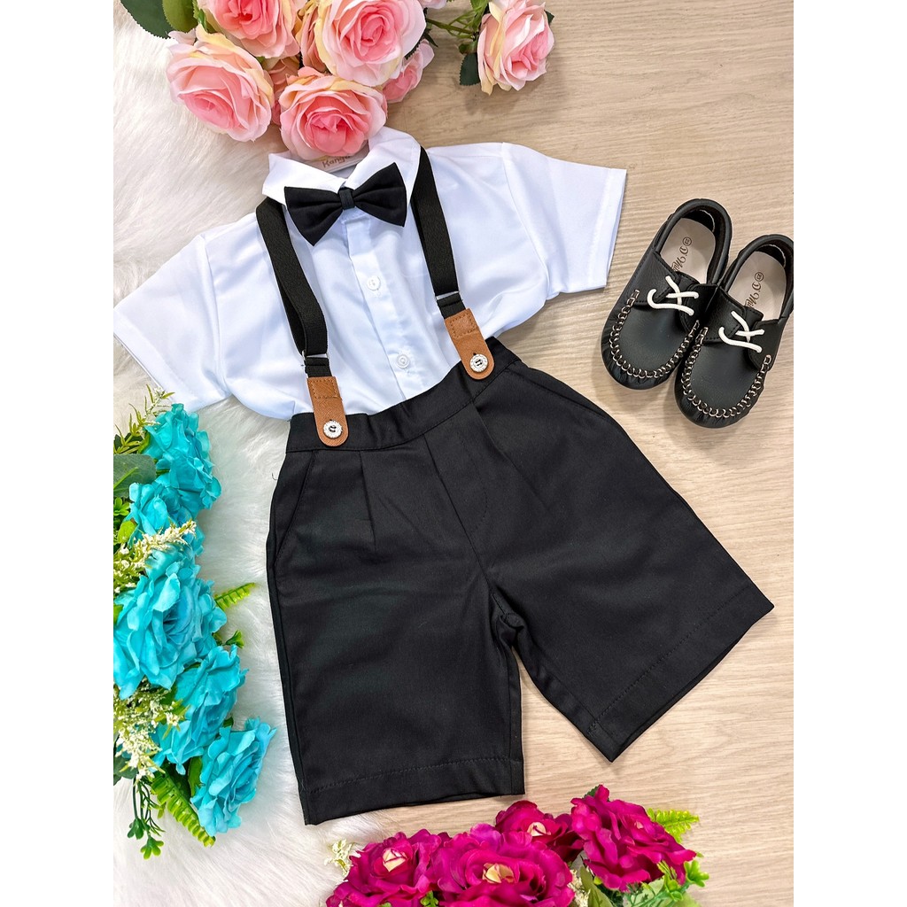 Conjunto Kanga Social Miguel Preto Suspensorio Shorts