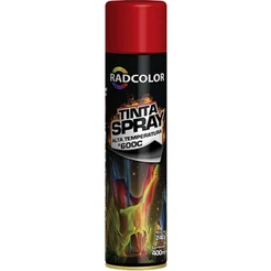 Tinta Spray Vermelho Alta Temperatura Radcolor 400ml RC2145