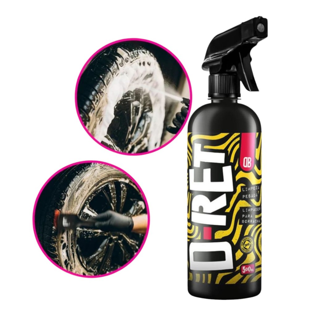 D Ret 500ml Dub Boyz Limpador De Pneu Borracha Remove Barro em Oferta na Shopee