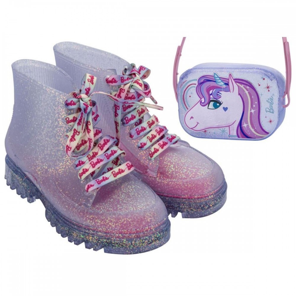 Bota Grendene Kids 23223 Barbie Powerfull Infantil