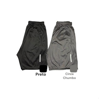 Kit 2 Shorts Bermuda Dry Fit Esportiva Treino Com Ziper no Bolso em Oferta na Shopee