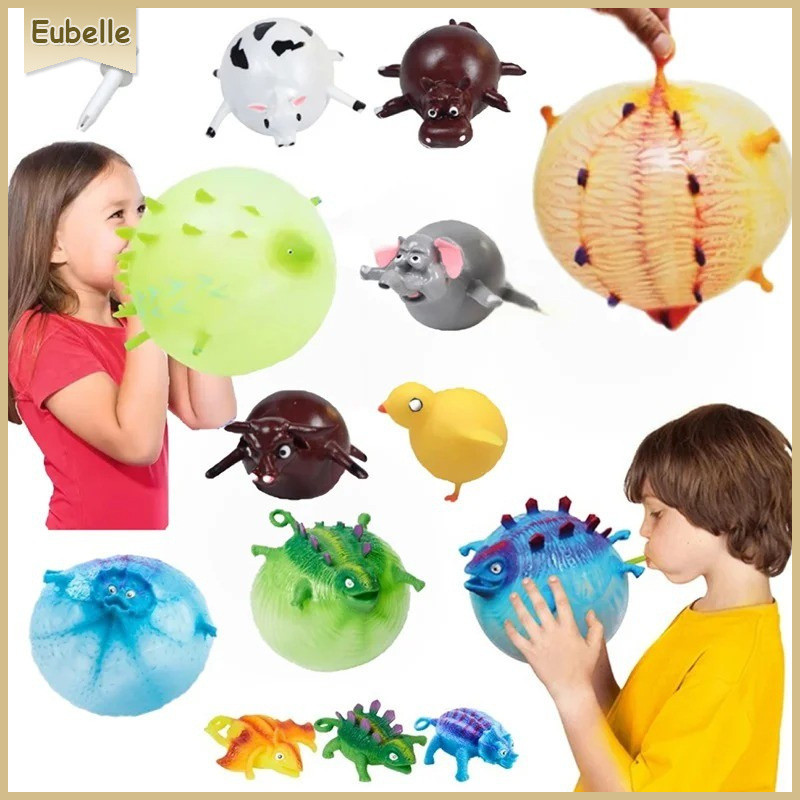 Dinossauro Inflável Engraçado Das Crianças Bola De Ventilação anti-stress Balão Anoando Brinquedo De Jogo Esportivo