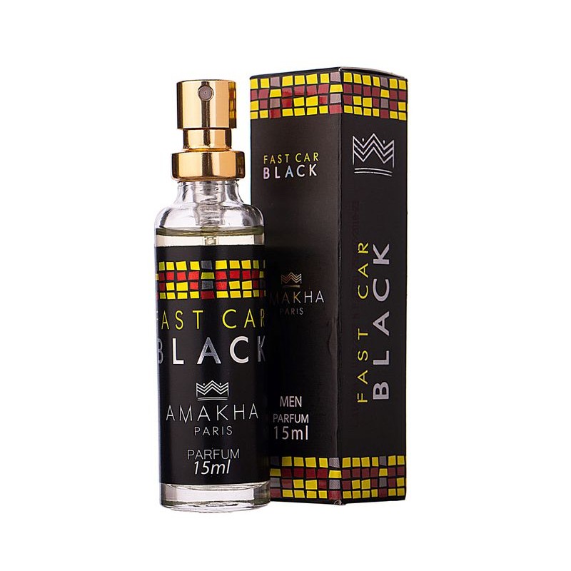 Deo Colônia Masculino Fast Car Black 15ml - Amakha Paris em Oferta na Shopee