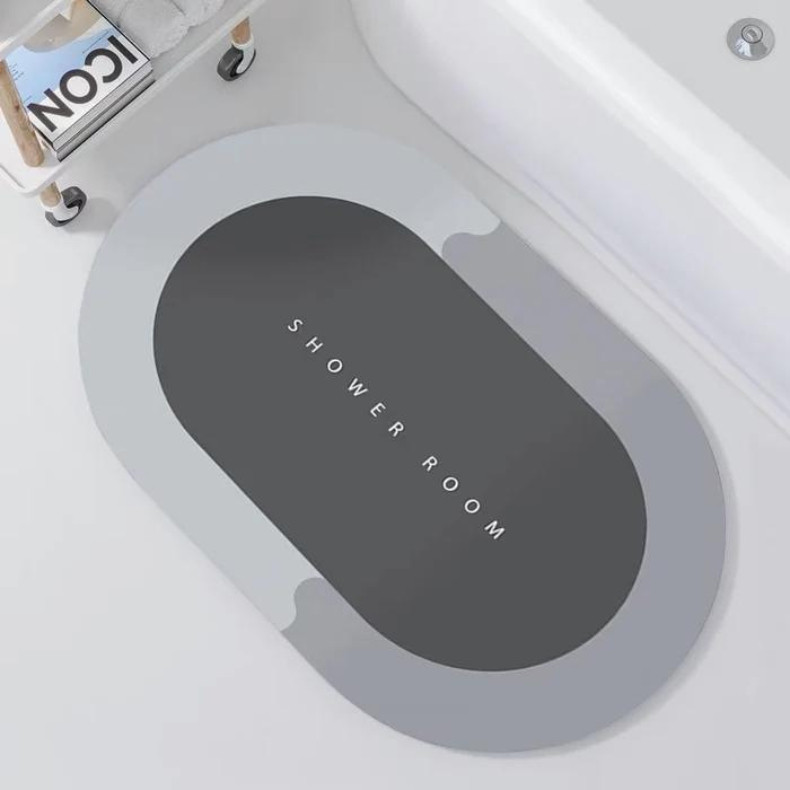 kit Tapete para Banheiro de Secagem Rápida e Super Absorvente - Ideal para Chuveiro, Cozin...