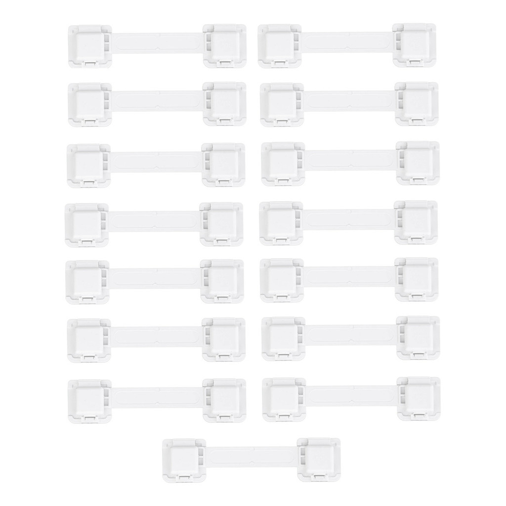 Kit 15 Trava De Gaveta Armário Segurança Protetor Infantil