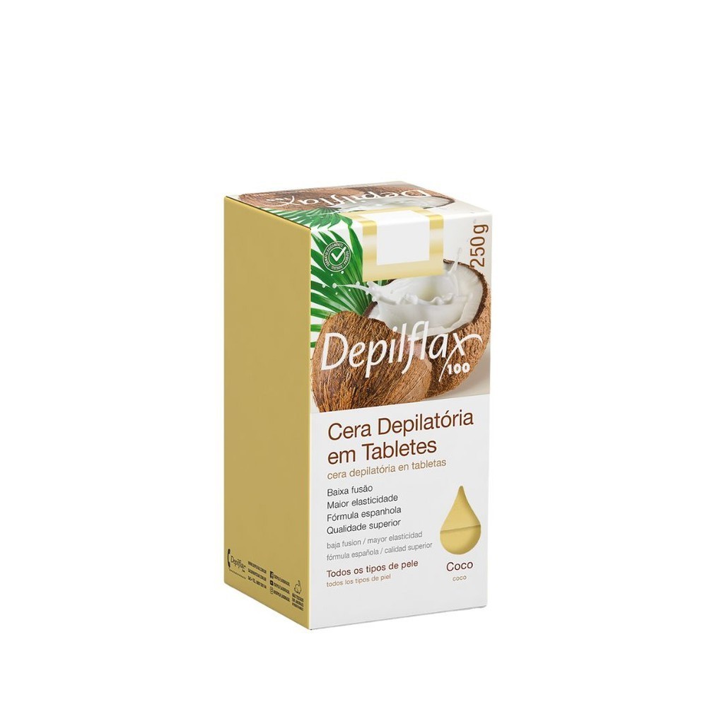 DEPILFLAX CERA QUENTE 250G COCO