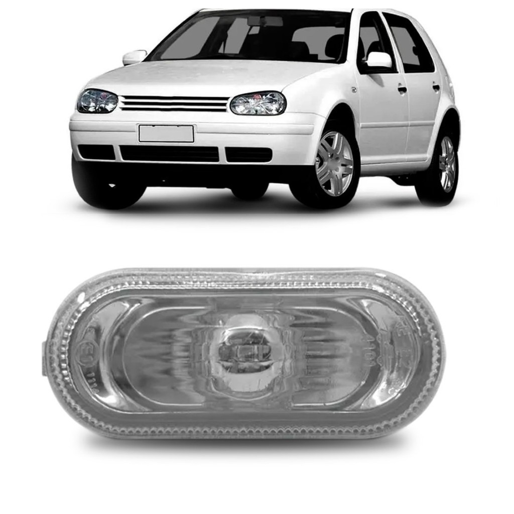 Lanterna Pisca Paralama Golf 1999 2000 2001 2002 2003 2004 2005 2006 2007 Cristal Sem Soquete