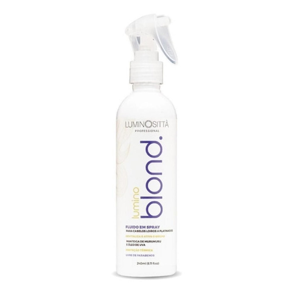Fluído Spray Lumino Blond Cabelos Loiros 240 Ml Luminositta