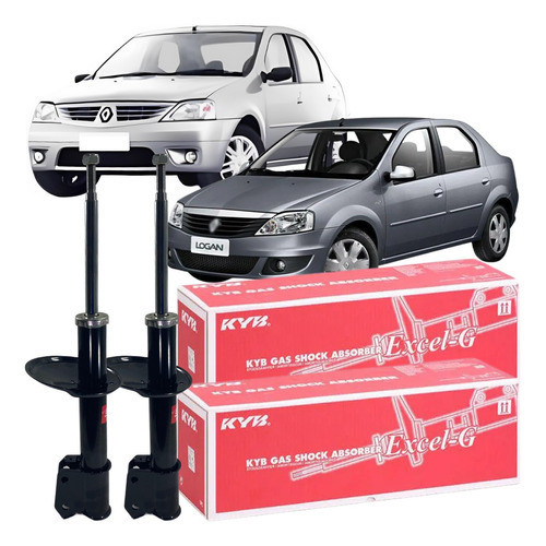 Kit Amortecedor Original Kayaba Logan 1.6 16v 2007 2013