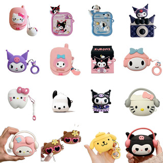 Capa Protetora Para Fone De Ouvido Compatível Com Apple AirPods 1 2 3 Pro 2 3D Cute Anime Silicone Acessórios Fones em Oferta na Shopee