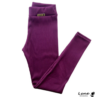 Calça Legging Juvenil Canelada 3D para o inverno Frio super confotavel varias cores em Oferta na Shopee