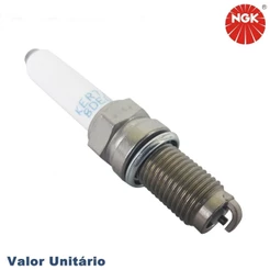 Vela de Ignição Original NGK<br>Up! Gol Fox Golf Polo Virtus<br>Voyage Saveiro Crossfox Spacefox<br>Motores 3cc 1.0 12v MPI e 1.6 16v MSI