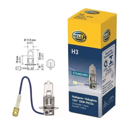 Lâmpada Halógena H3 55W 12 Volts PK22s - Hella
