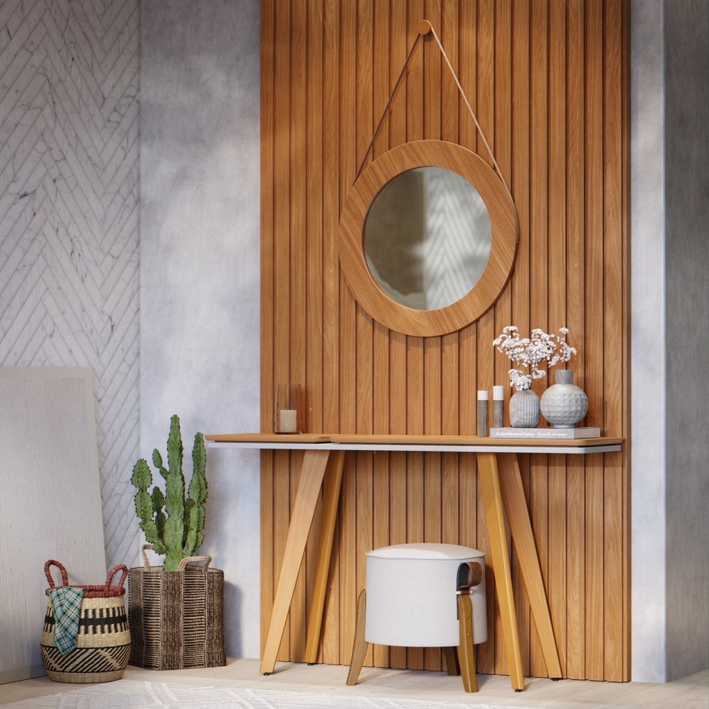 Aparador para Sala de Estar Tampo em Mdf Ibiza - Home & Living