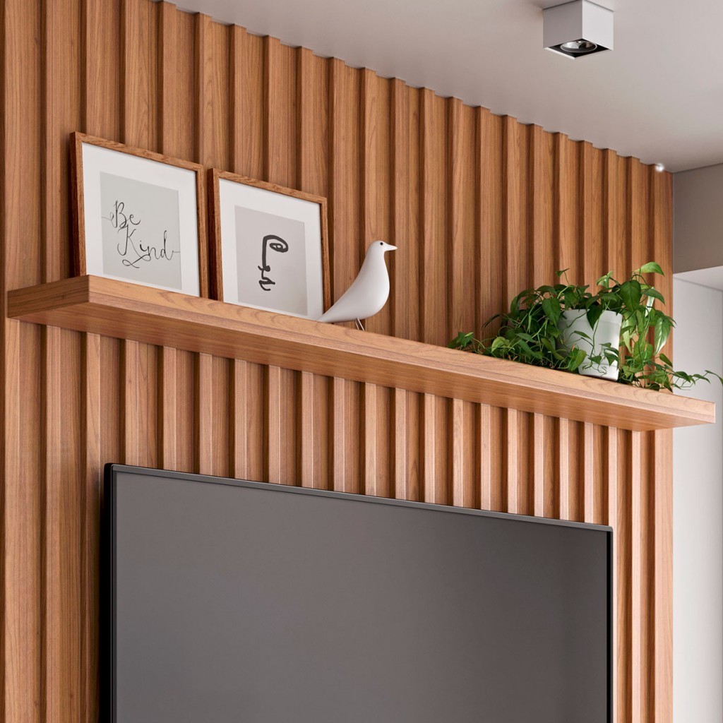 Prateleira 150cm Freijó - Pradel em Oferta na Shopee