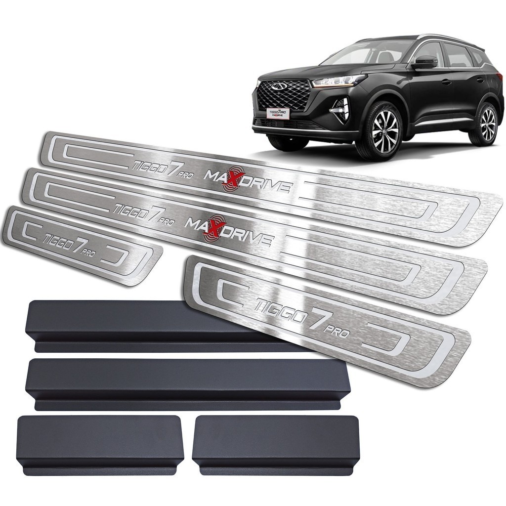 Soleira de Porta Tiggo 7 Pro Max Drive 2023/.. - Aço Inox em Oferta na Shopee