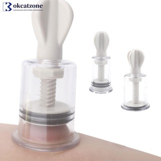 OKCATZONE Ventosa A Vácuo Rotativa NO-Pump Suction Enlarger Para Cuidados Com Saúde As Costas Gua Sha Ventosas B9S1