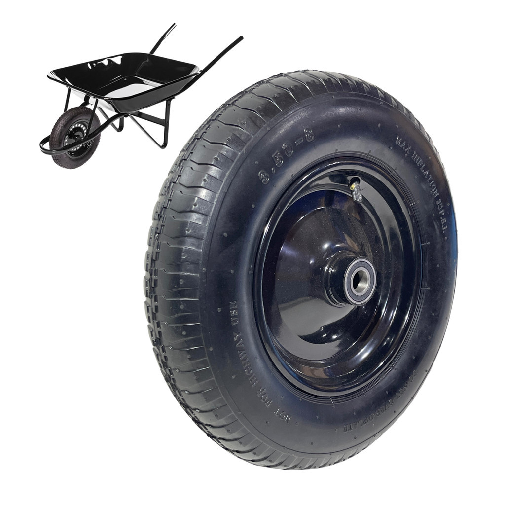 Pneu 350-8 Com Pneu Câmara de Ar Roda Para Carrinho Mão Carga Fabrica Industria Carriola