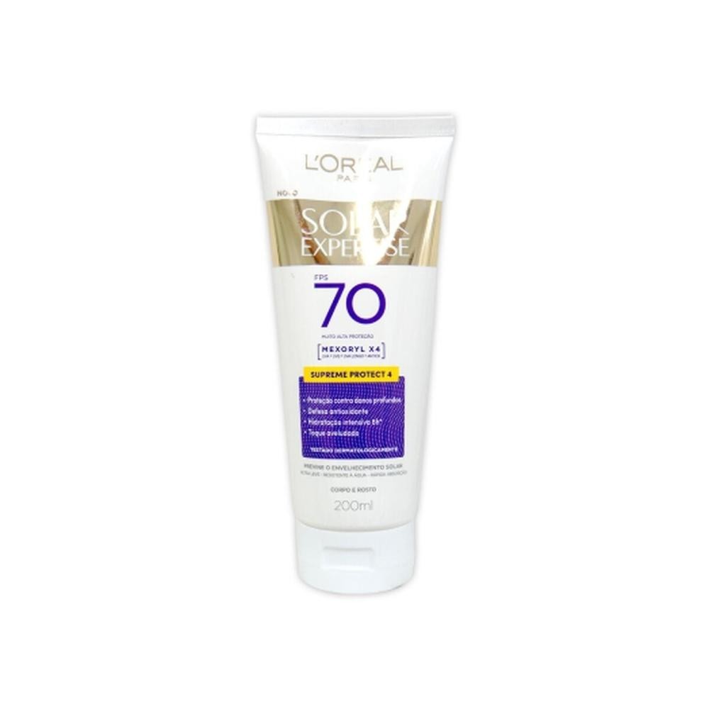 Protetor Solar L'Oreal Expertise Supreme Protect 4 FPS70 200ml - Beauty