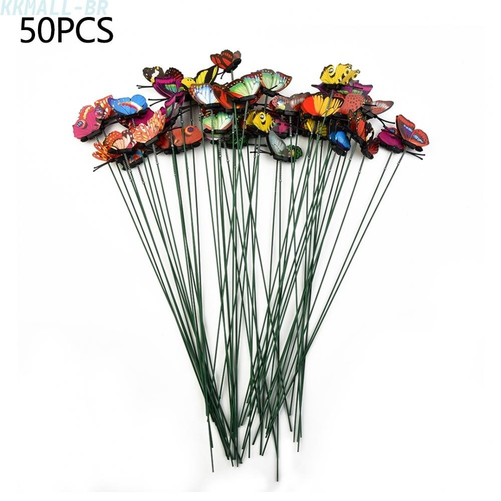 [KKMALL-BR]Butterfly Stakes Window boxes 25*4cm Garden Outdoor Planter Waterproof-New In 11-