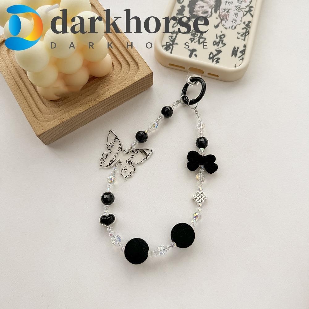 DARKHORSE Chinese Phone Charms , Y2K Vintage Style Mobile Lanyard , Alça De Pulso Chinês Butterfly Short Creative Cell Strap Aniversário