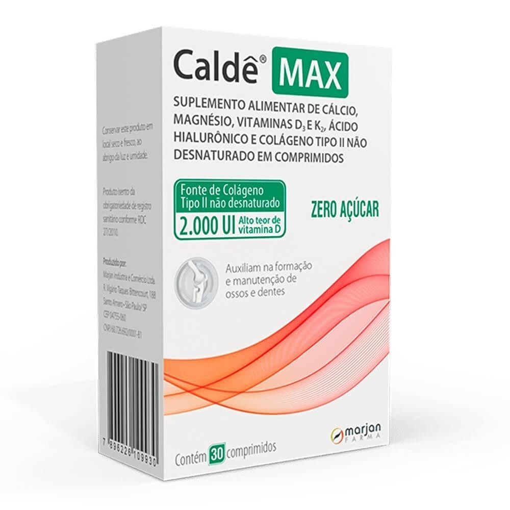CALDÊ MAX COM 30 COMPRIMIDOS em Oferta na Shopee