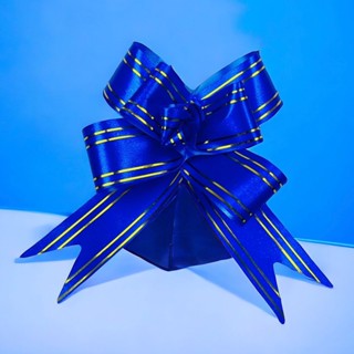 100 LAÇOS FACIL P/ PRESENTE AZUL  47 CM 30MM  (Ex) em Oferta na Shopee