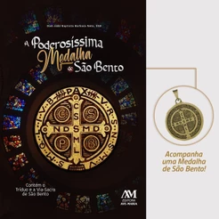 Livro A poderosissima medalha de Sao Bento -Contem o Triduo