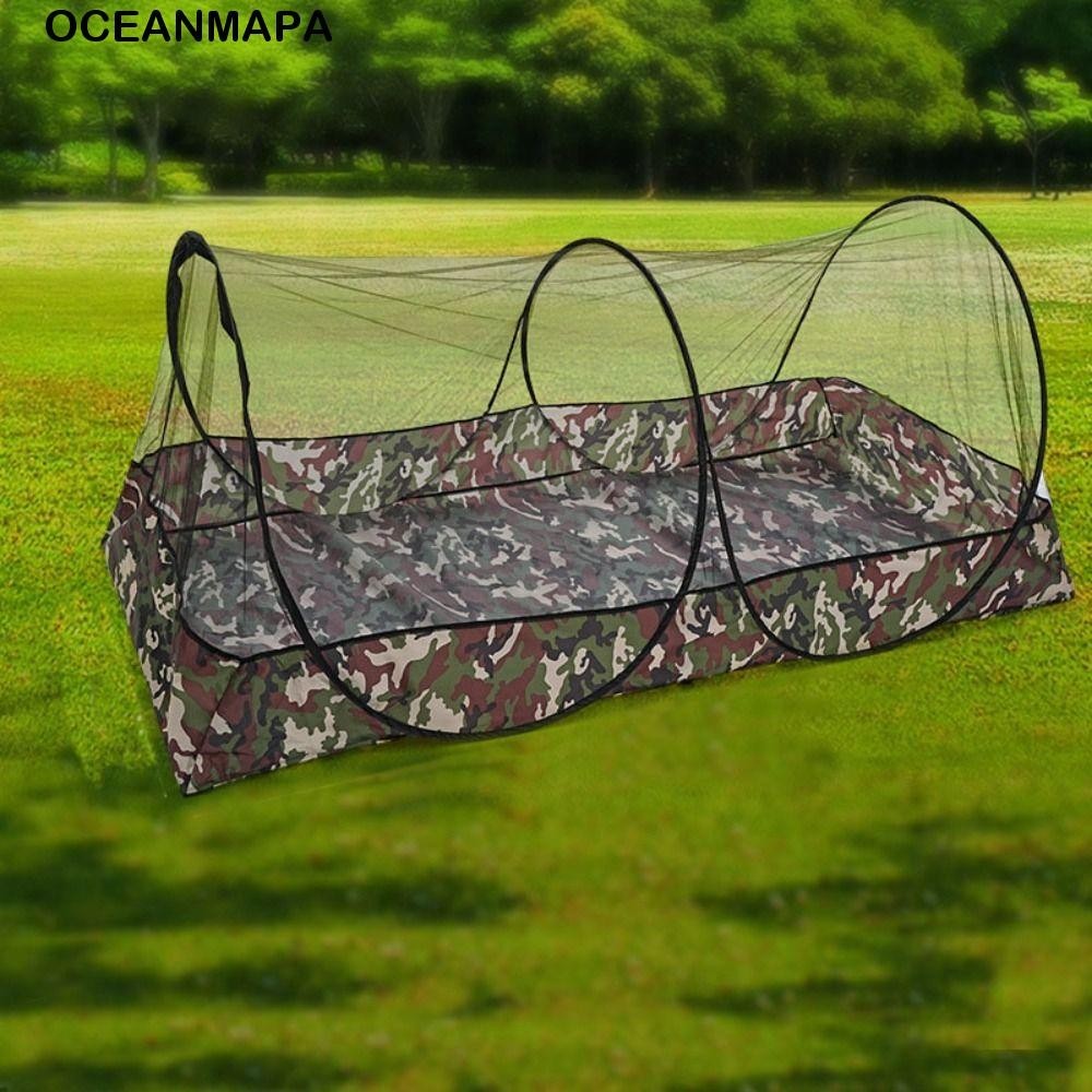 Rede Mosquiteira Ao Ar Livre OCEANMAPA , Barraca De Malha Dobrável Camuflada Para Acampamento , Com Fundo