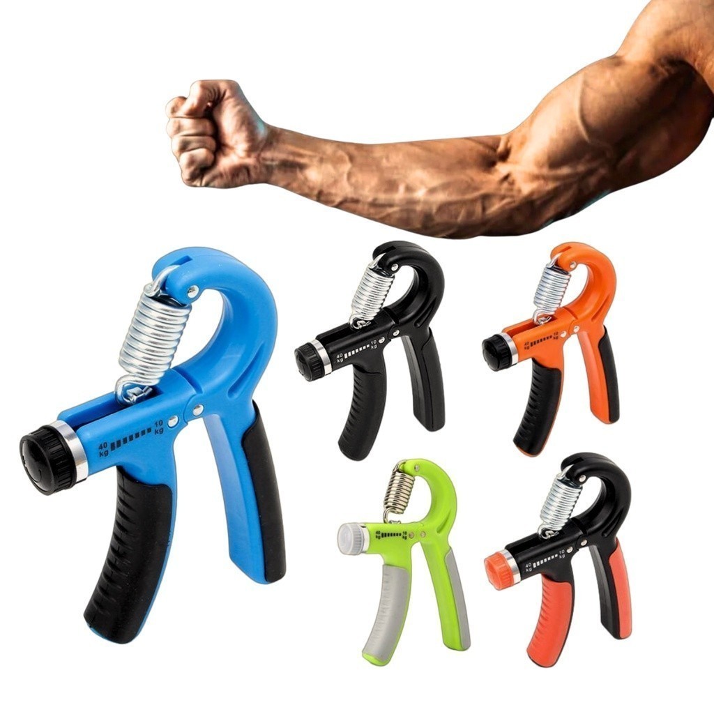 Hand Grip Flexor De Punho Exercício Para Mãos Ajustável Mola 10 a 40 Kg Treinar Antebraço