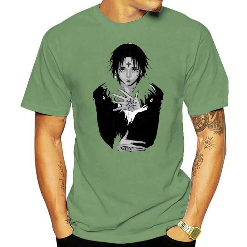 2024 Nova Chegada Moda Masculina Caçador X Cabeça De Aranha Chrollo Lúcifer Phantom Trupe Camiseta Camisa De Impressão P