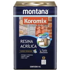 KOROMIX RESINA ACRÍLICA BASE ÁGUA 18L MONTANA