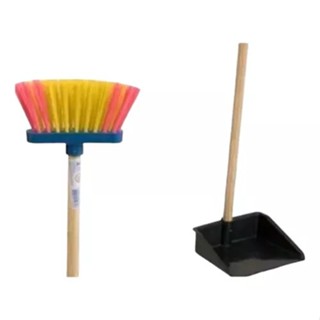 KIT VASSOURA E PÁ INFANTIL CORES VARIADAS em Oferta na Shopee