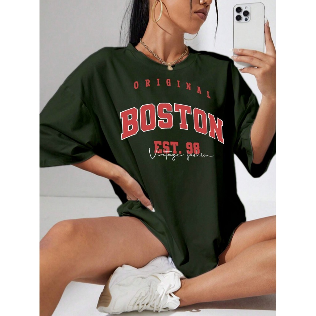 Camiseta Oversized Feminina Unissex Longline Estampada Original Vintage Fashion Blusa Estilosa